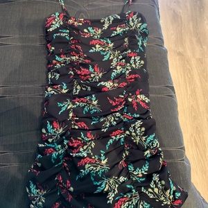Likely floral printed dress